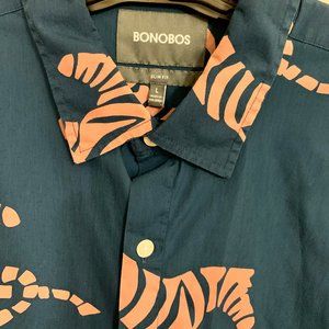 Bonobos Short Sleeve Zebra Shirt